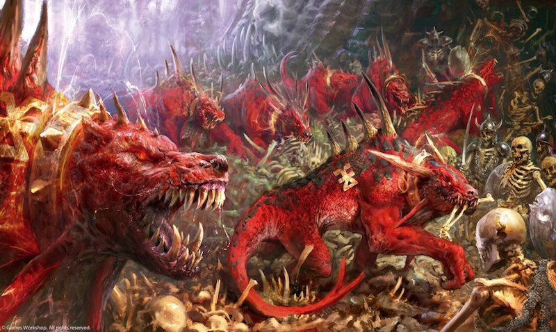 Fichier:Flesh hounds vs skeleton warriors.jpg