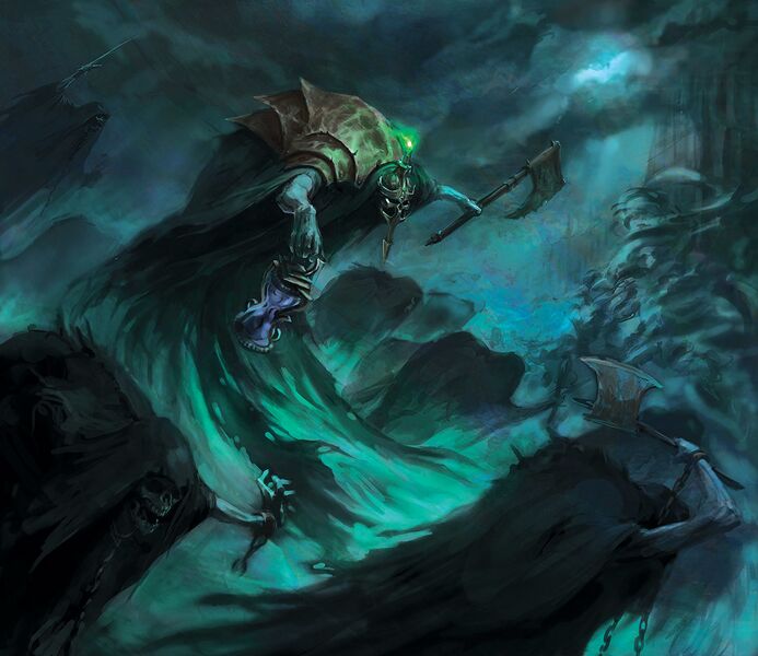 Un Guardian of Souls prêt à user de son sablier de mortalité